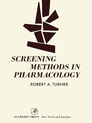 cover image of Screening Methods in Pharmacology